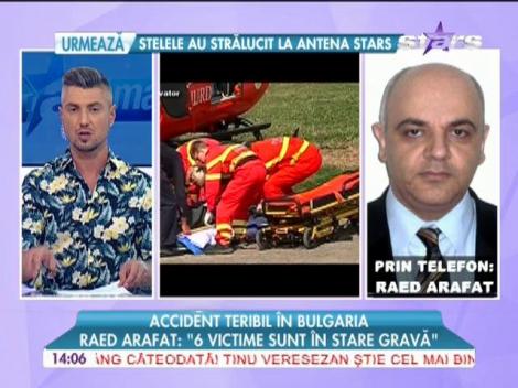 Accident teribil în Bulgaria. Raed Arafat: ”6 români sunt în stare gravă”