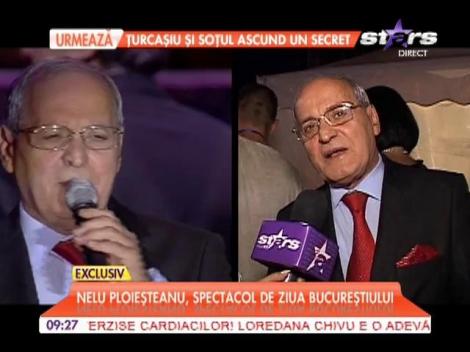Nelu Ploieşteanu, spectacol de Ziua Bucureștiului