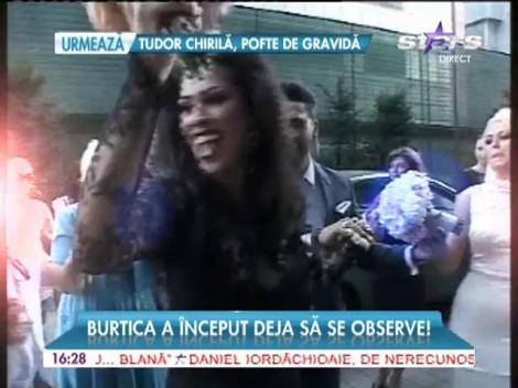 Raluca Pastramă, soția lui Pepe, este o gravidă sexy!