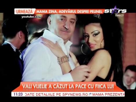 Vali Vijelie a căzut la pace cu fiica lui!