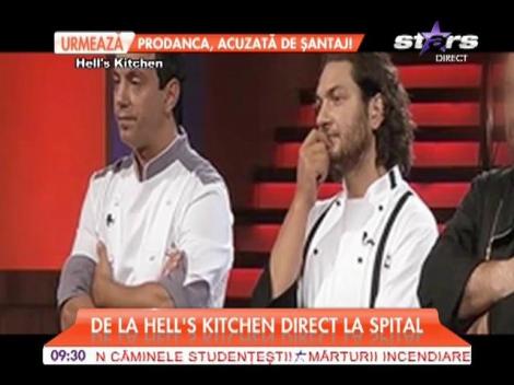 De la "Hell's Kitchen", direct la spital!