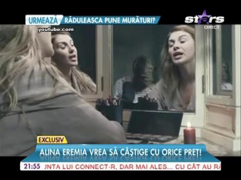 Alina Eremia vrea să câştige cu orice preţ show-ul "Dansează printre vise"