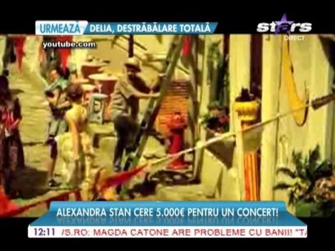 Alexandra Stan cere 5000 de euro pentru un concert!