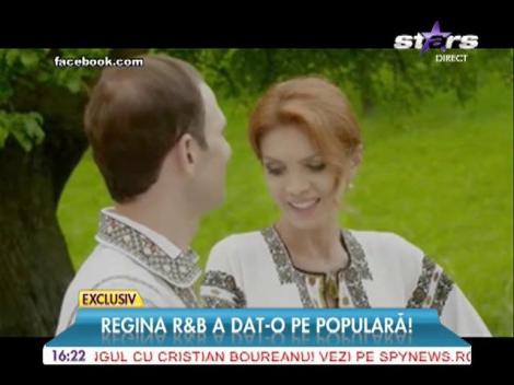Cristina Spătar, regina R&B, cântă muzică populară!
