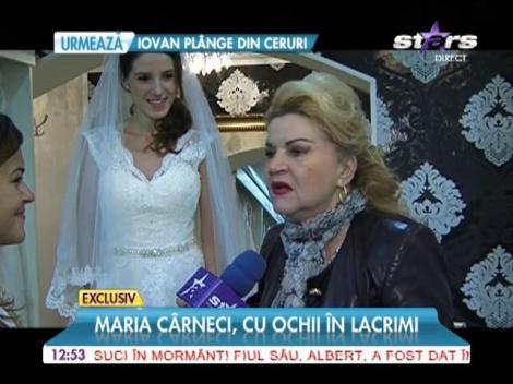 Nora Mariei Cârneci, în rochie de mireasă