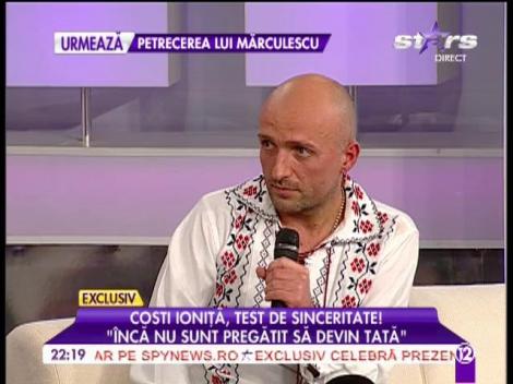 Costi Ioniţă: "Am devenit vegetarian"