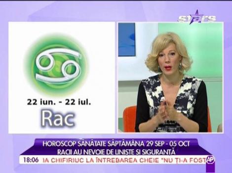 Horoscop sănătate săptăm&acirc;na 29 septembrie - 05 octombrie