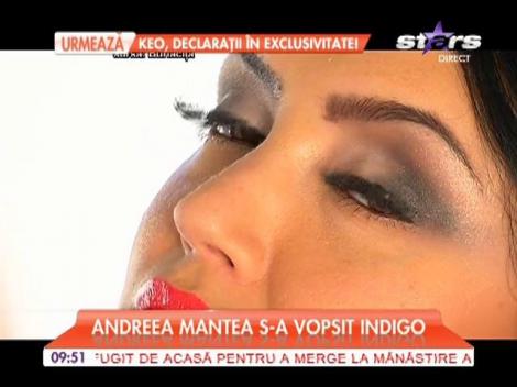 Andreea Mantea, schimbare de look