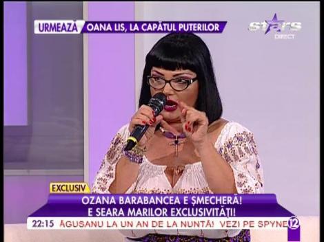 Ozana Barabancea: ”Mă dau cu tămâie și cu ulei de trandafir”