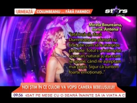 Mirela Boureanu Vaida ştie în ce culori poate să vopsească viitoarea cameră a bebeluşului!