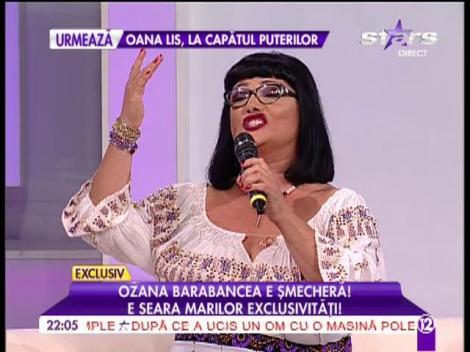 Ozana Barabancea: ”La emisiunea 'Te cunosc de undeva!' sunt un fel de somelier”