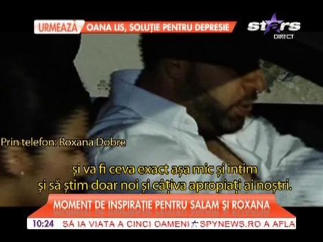 Moment de inspiraţie pentru Florin Salam și Roxana Dobre