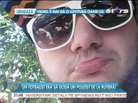 Poliţist rănit grav de un fotbalist fără permis