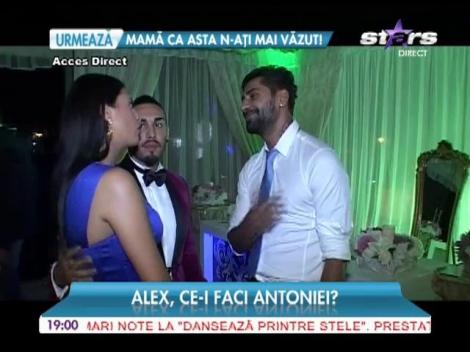 Alex Velea îi dă emoţii mari Antoniei