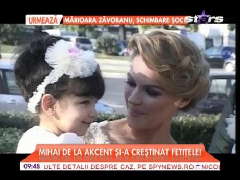 Mihai de la Akcent şi-a creştinat fetiţele!