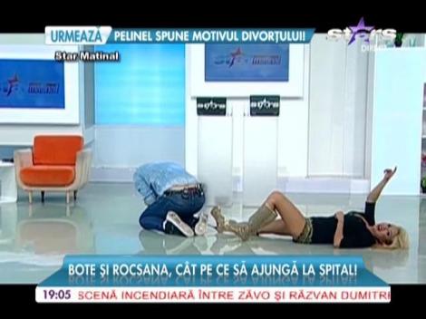 Bote și Roxana Marcu s-au accidentat grav!