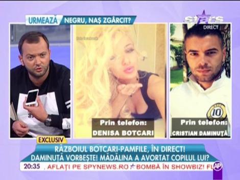Cristian Daminuţă: ”Sper ca Dumezeu să-i lumineze mintea Denisei Botcari!”