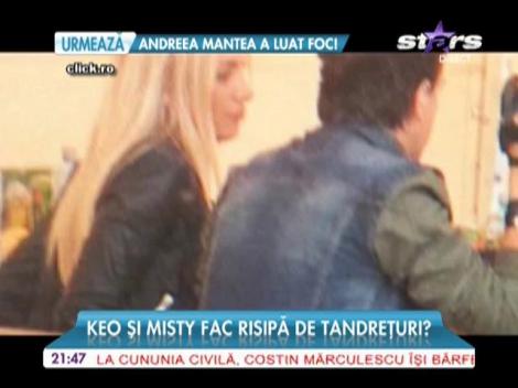 Keo şi Misty, ipostaze tandre în văzul lumii