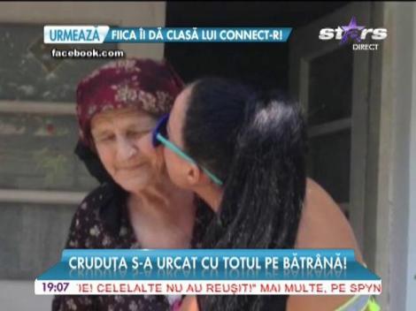 Daniela Crudu, călare pe propria bunică!