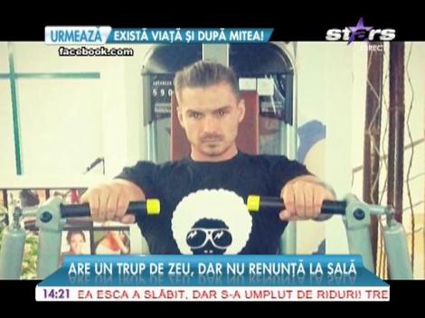 Bogdan Vlădău nu renunţă la antrenamentele dure de la sală!