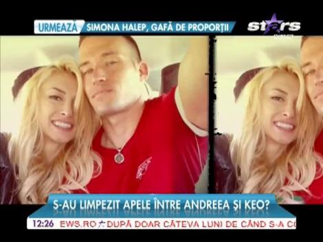 S-au limpezit apele între Andreea Bălan şi Keo?