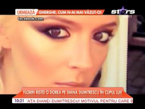 Florin Ristei o dorea pe Diana Dumitrescu în clipul lui