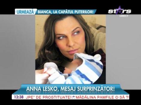 Anna Lesko, mesaj surprinzător!  Vedeta mai face un copil?