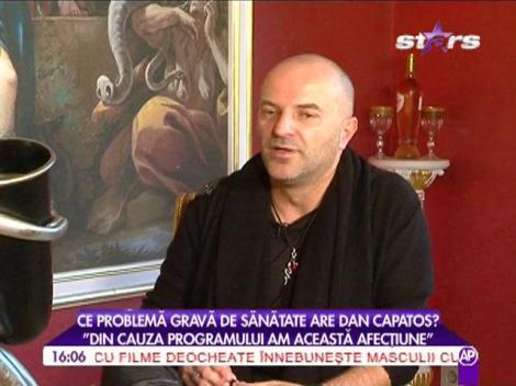 Dan Capatos: ”Nu pot să adorm mai devreme de ora 5 dimineața”