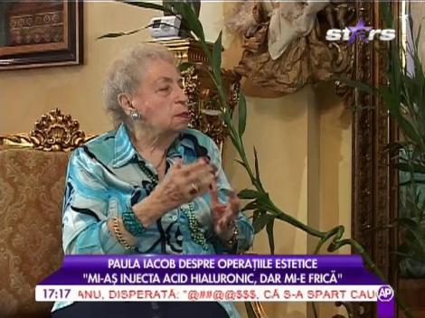 Paula Iacob: ”Mi-aș injecta acid hialuronic, dar mi-e frică”