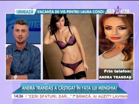 Andra Trandaş a câștigat în fața lui Catrinel Menghia!