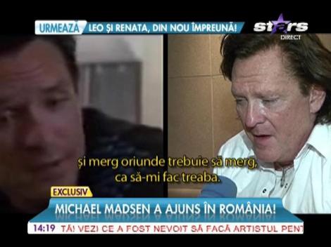 Celebrul actor Michael Madsen a ajuns în România!
