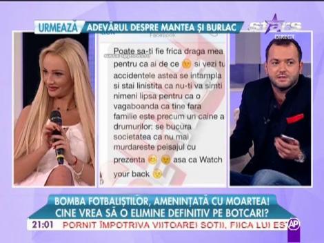 Denisa Botcari, ameninţată cu moartea!