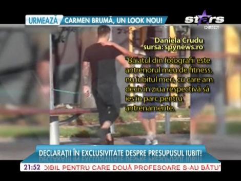 Daniela Crudu, sărut pasional cu antrenorul de fitness!