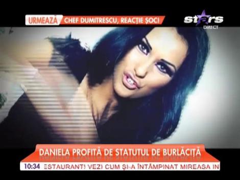 Daniela Crudu profită de statutul de burlăciţă