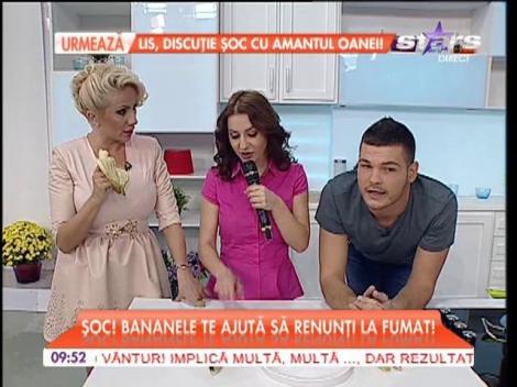 Bananele te ajută să renunţi la fumat!