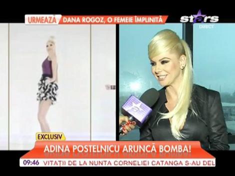 Adina Postelnicu se visează mireasă!