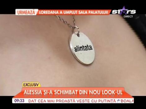 Alessia și-a schimbat din nou look-ul