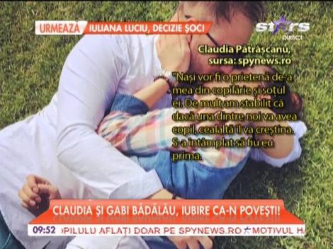 Claudia Pătrășcanu și Gabi Bădălau, o iubire ca-n povești!