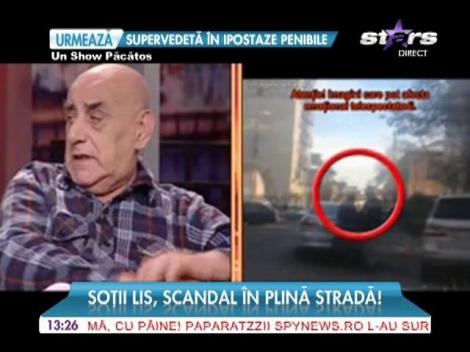 Viorel Lis a bruscat-o pe Oana în plină stradă