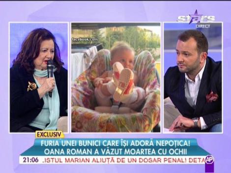 Furia unei bunici care îşi adoră nepoţica! Oana Roman a văzut moartea cu ochii