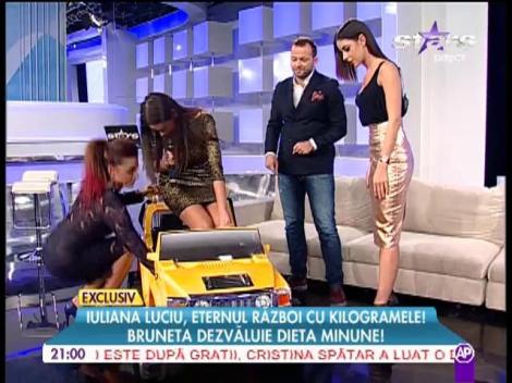 Iuliana Luciu, testul de şoferiţă! Cum conduce un 4x4 de jucărie