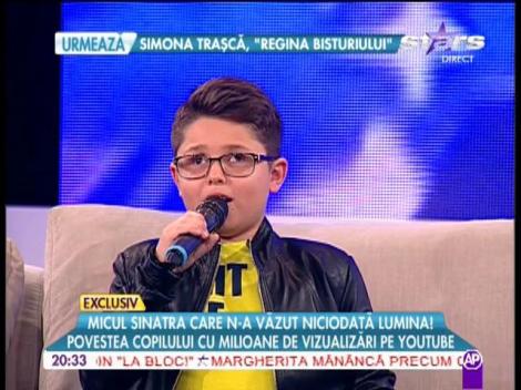 Micul Sinatra care n-a văzut niciodată lumina!