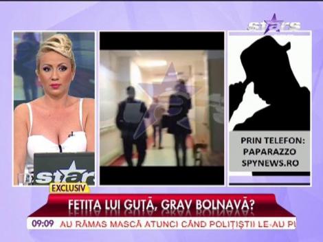 Beyonce de Rom&acirc;nia şi Nicolae Guţă, la spital cu fetiţa lor! Anais, grav bolnavă?