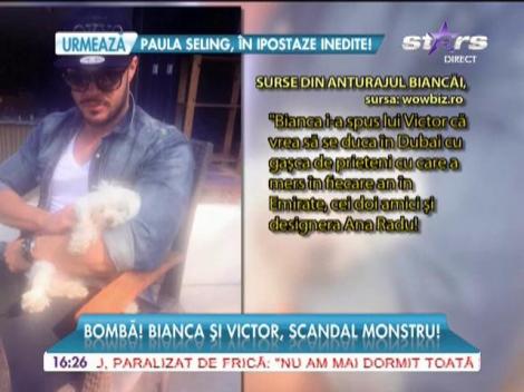 Bianca şi Victor se ceartă din nou