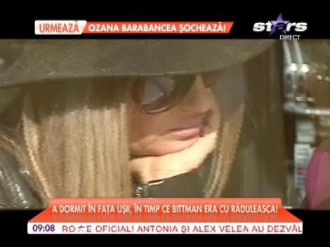 Tania Budi a dormit a dormit &icirc;n faţa uşii lui Dan Bitman