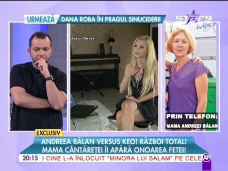 Mama Andreei Balan confirma internarea in spital