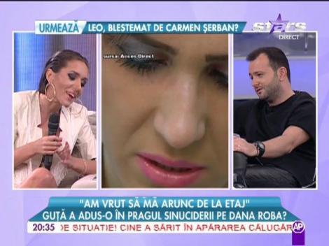 Nicolae Guţă a adus-o &icirc;n pragul sinuciderii pe Dana Roba? "Am vrut să mă arunc de la etaj"