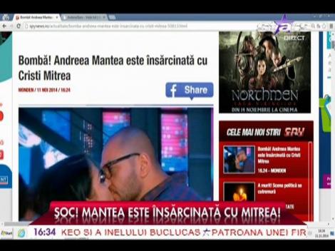 Şoc! Andreea Mantea este &icirc;nsărcinată!