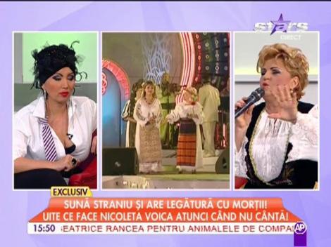 Sună straniu şi are legătură cu morţii! Ce face Nicoleta Voica atunci c&acirc;nd nu c&acirc;ntă?