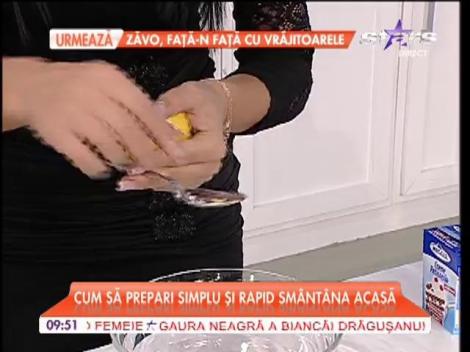 Cum sa prepari simplu, rapid şi ieftin sm&acirc;nt&acirc;nă acasă
